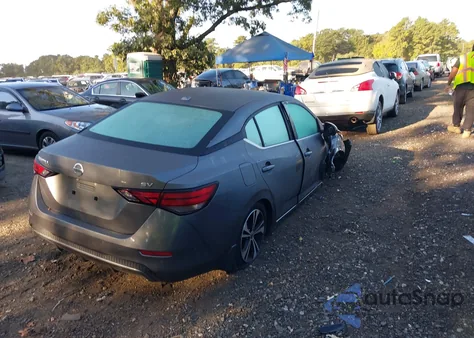 2021 Nissan Sentra Sv Xtronic Cvt z USA, uszkodzony, nr VIN 3N1AB8CV5MY215117